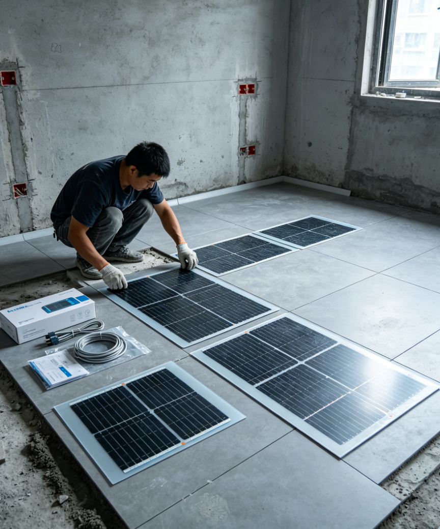 汕尾贺哒旧房电采暖改造快装系统